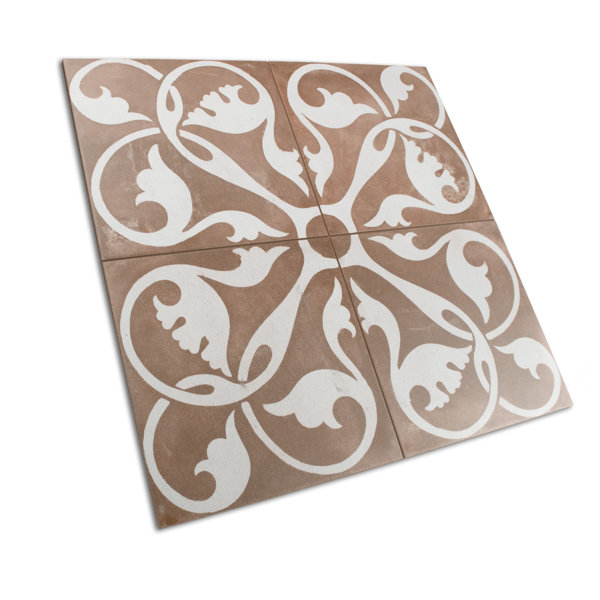 Kings Nouveau 17-5/8 In. X 17-5/8 In. Ceramic Floor And Wall Tile