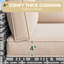 9 housses de coussin de patio de 4 po d'épaisseur 9 pièces - Remplacement hydrofuge pour canapé modulaire 4 places-600190312