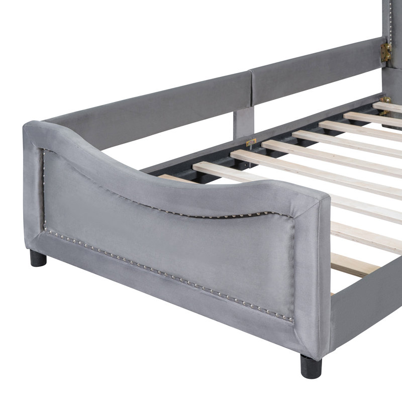 Lit de jour tapissier gris Classic Classic, Gris