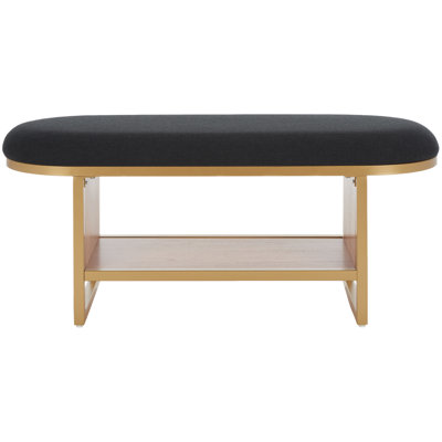 Comesana Polyester Upholstered Storage Bench