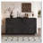 Wood Sideboard Cabinet with Semi-Circular Handles and Adjustable Shelves for Dining Room, Kitchen, and Living Room-224286260