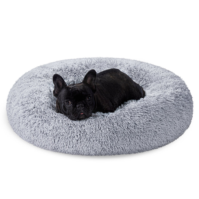 70x70x20cm Cotton Pet Bed, Light Grey