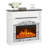 51" Electric Fireplace With Mantel
