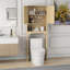 Armoire de rangement au-dessus de la toilette