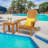 Brijette Square Fir Outdoor Side Table , 17.91'' in. W 17.91'' in. D