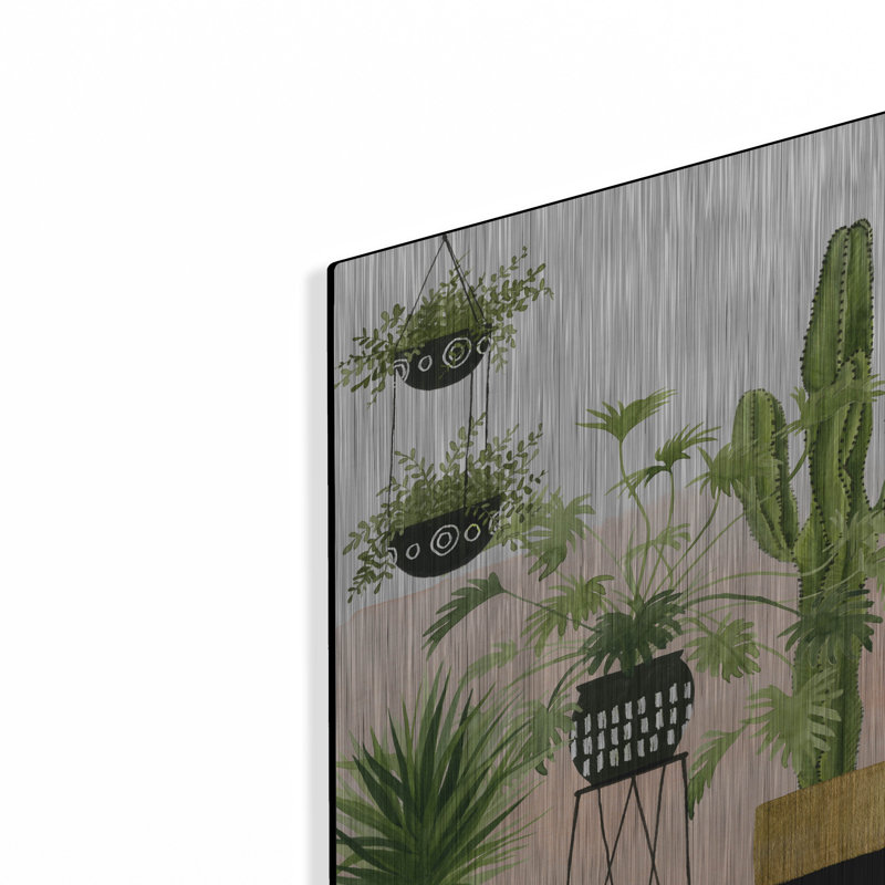 "Oasis d'intérieur I" par Grace Popp, H 12 po x l 12 po