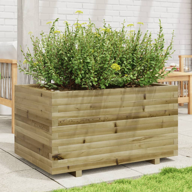 Bhavika Planter Box, 19.49" H x 35.43" W x 23.62" D, Impregnated