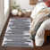 Ladetra Washable Striped Indoor Rug