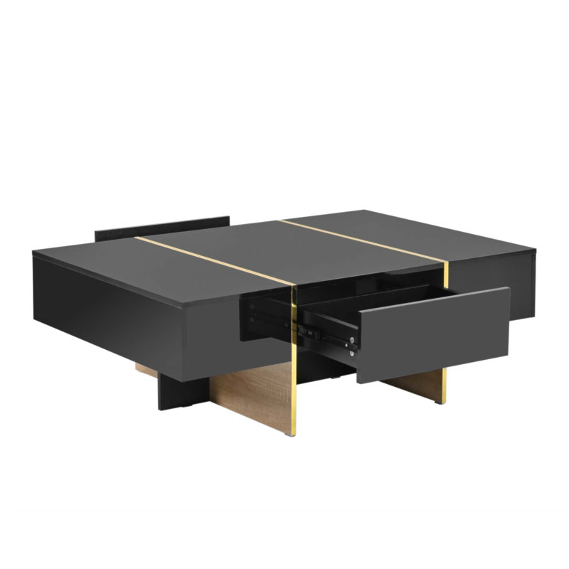 Table basse Minimalist, Noir