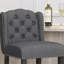 Ensemble de 2 tabourets de comptoir capitonnés à oreilles 27 po Vienna-1187497971