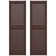 Builders Edge, TailorMade Cathedral Top Centre Mullion, Open Louvre Shutters