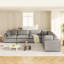 Canapé modulaire rembourré 6 pièces Jossa-739357896