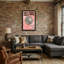 Motif abstrait en mode disco-80395514