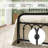 Vintage Style Metal Platform Bed Frame With Arch-Design Headboard And Footboard-145540696-145540698