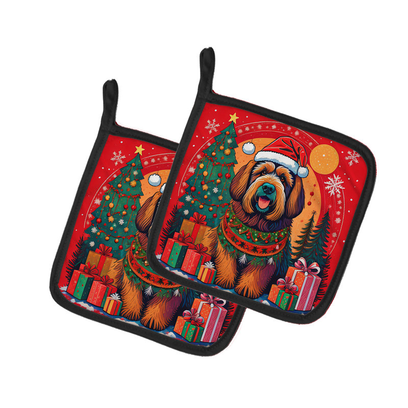 Paire de poignées Briard Christmas