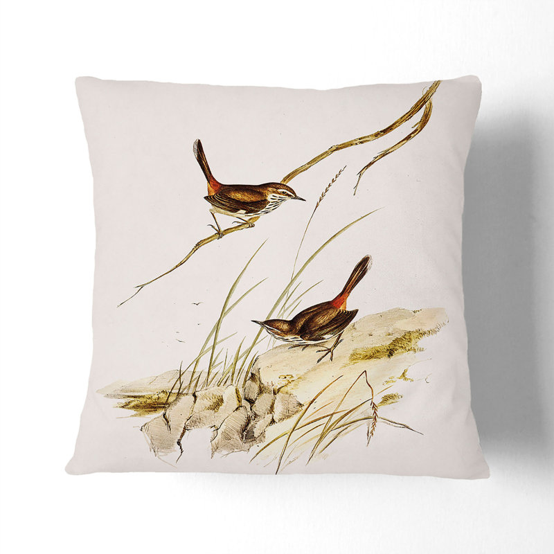Square Throw Cushion, Stone, 40cm H x 40cm W x 15cm D