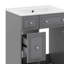Meuble-lavabo 24 po avec deux tiroirs et une porte-695311944