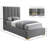 Pierce Solid Wood and Upholstered Platform Bed-67046652-67046653