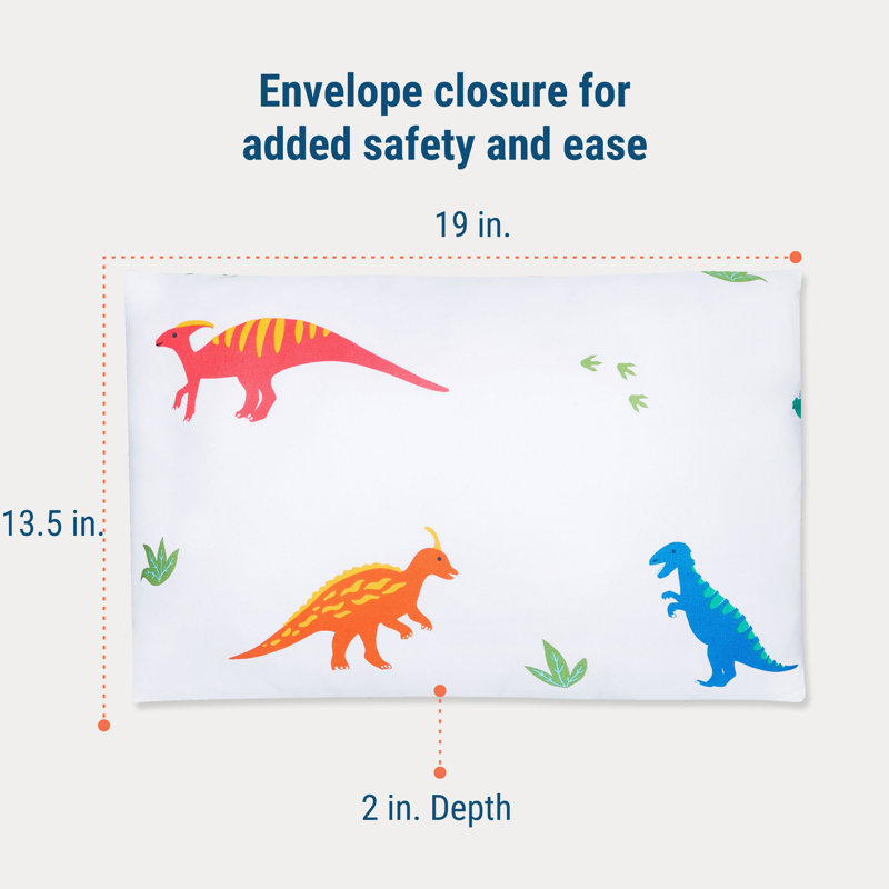 Ensemble de 2 taies d'oreiller 100% microfibre pour enfant Wildkin