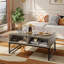 Table basse en verre avec rangement Northborough-441242546