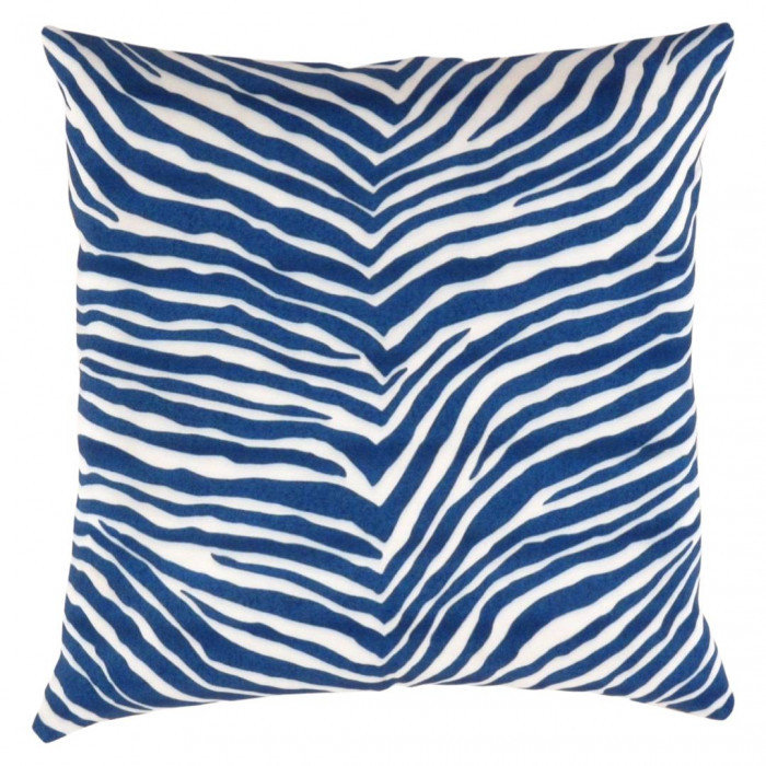 Pasargad Turkish Fine Silk zebra Pillow 16", Square 20"