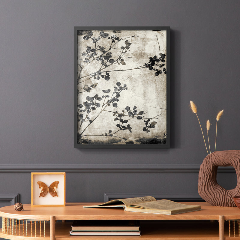 Boundless VIII Framed Print - Solid Wood, Black, 20" H x 16" W