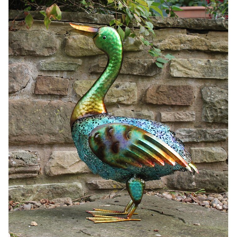 Forsberg Birds Animals Weather Resistant Metal Garden Statue