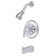 Kingston Brass Magellan Single-Handle Pressure Balanced Tub and Shower Faucet, Trim Only