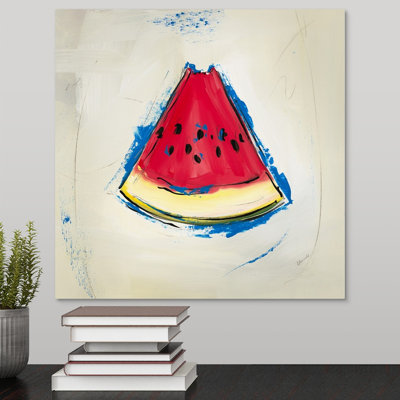 « picnic party v », peinture sur toile