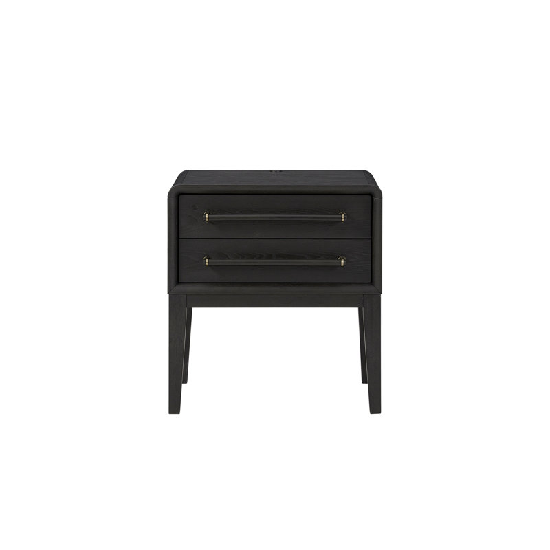 Petite table de chevet - poivre, Noir