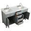 Ensemble de meuble-lavabo double 61 "Bristol-2032820717