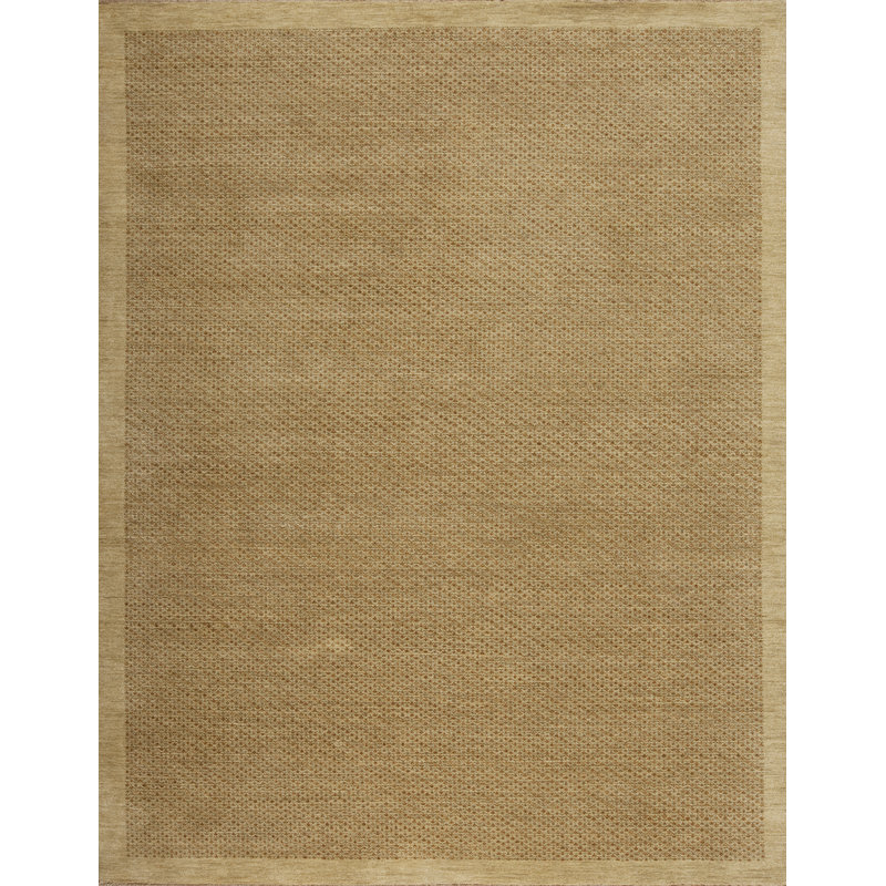 Textures Hand Knotted Wool Area Rug, Rectangle 8' x 10'