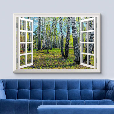 Window Scenery " Spring Forest "