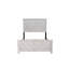 Lit double moderne de style moderne avec tête de lit élégante pour matériaux décoratifs