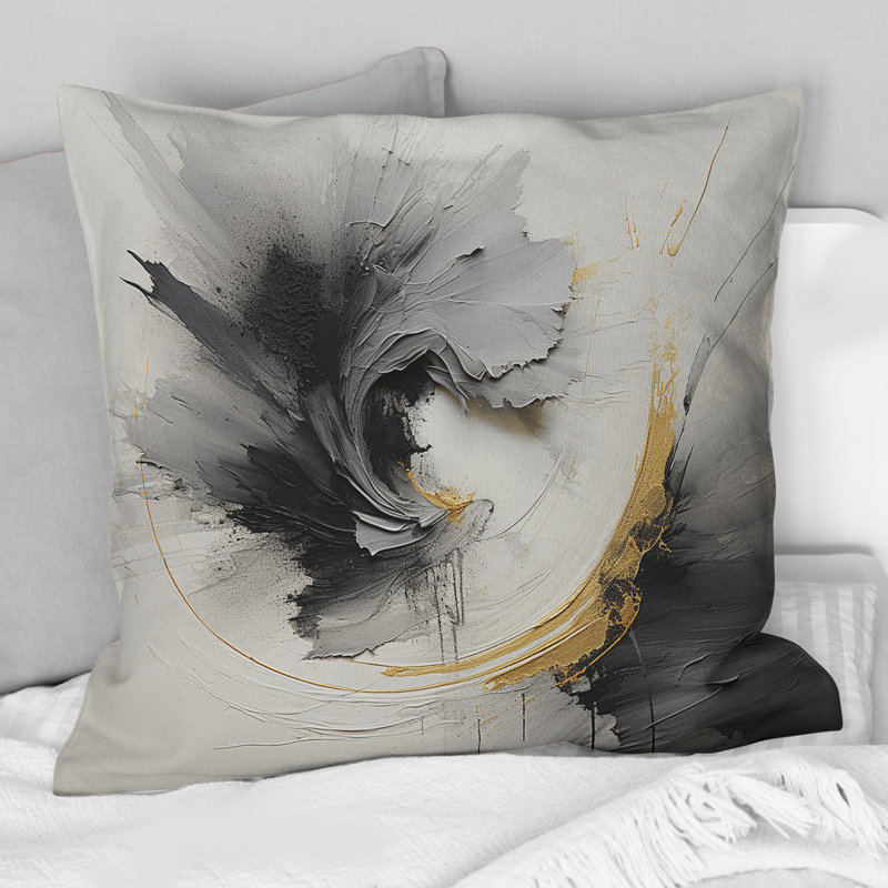 Coussin Infinity Motion III - Abstract Spirals