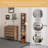 Bridgeview  62'' Freestanding Vertical 10-Tier Wooden Shoe Rack with Top Storage Shelf-1127495708