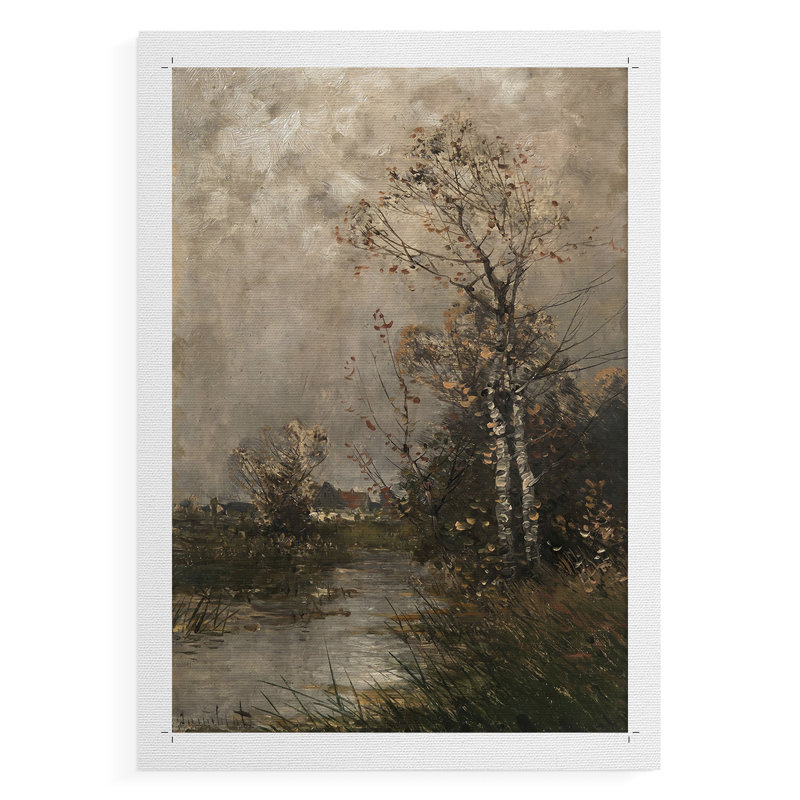 Paysage rétro CV III - impression sur toile seulement - non encadrée