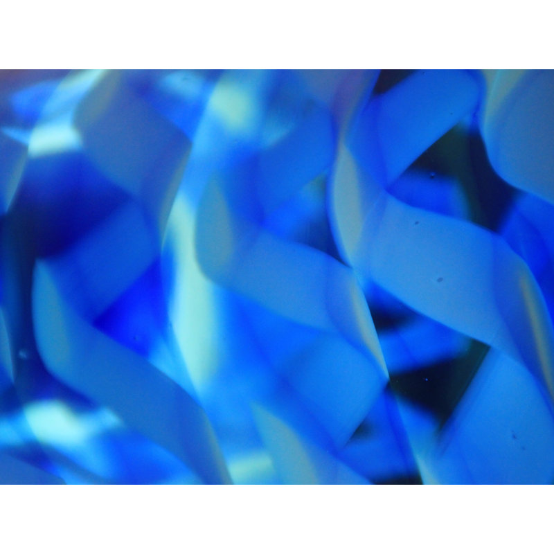 Bleu glacier par Drew Gaffney, H 17,25 po x l 21,25 po x P 0,875 po