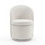 Fauteuil d'appoint pivotant avec dossier haut-1690956892