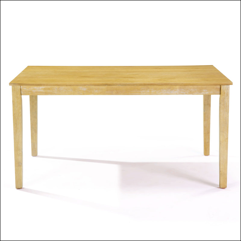 Table de salle à manger en bois massif de style campagnard