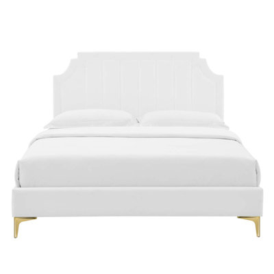 Sienna Performance Velvet Platform Bed