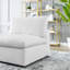 Chaise sans accoudoirs rembourrée en cuir Vegan-576088468