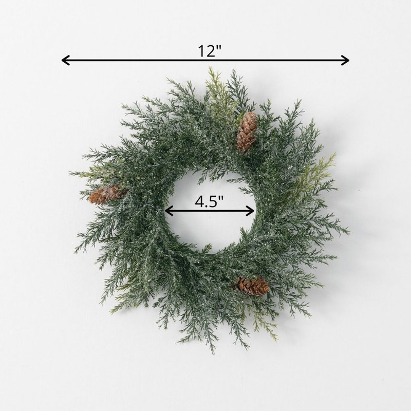 Couronne artificielle 12 po Arborvitae