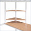 Lit mezzanine double en métal avec bureau Tablette - blanche, sans sommier, idéale pour les petits espaces-1826670712