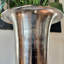 Vase argenté, 24,75 pouces