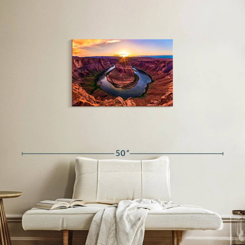 Alvord Sunrise At Horseshoe Bend, H 20 po x l 30 po