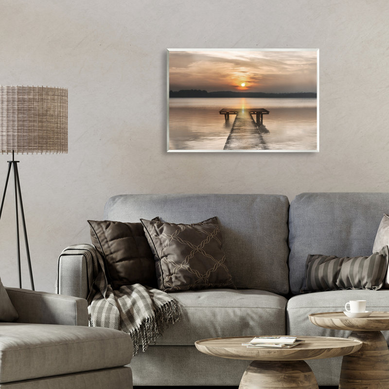 Plaque murale Centric Reflection Sunrise, design par Irene Weisz, H 13 po x l 19 po