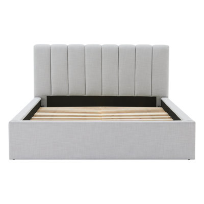 Delmar Linen Upholstered Bed
