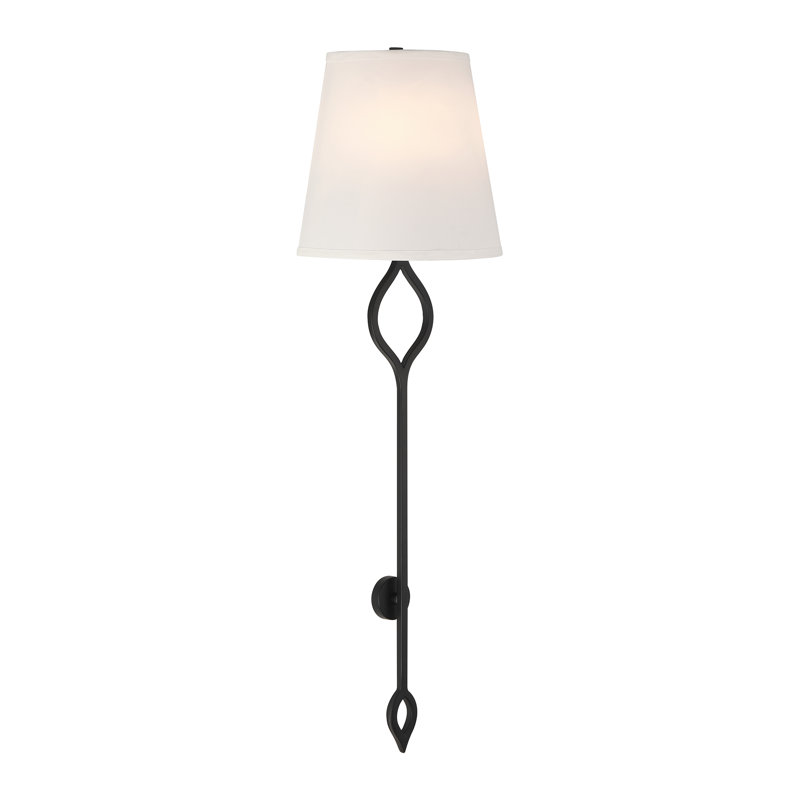 Applique murale 2 lumières Savoy House Roxbury en noir mat, Noir