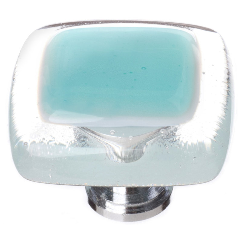 Square Knob, Oil Rubbed Bronze, Aqua